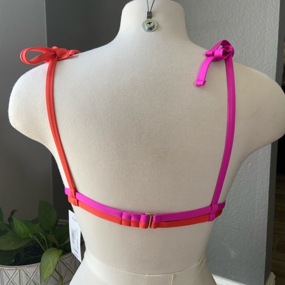 Sugar Beach pink and orange bikini top - Picture 5 of 8